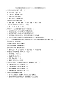 福建省漳州市华安县2022-2023学年六年级下学期期中语文试卷