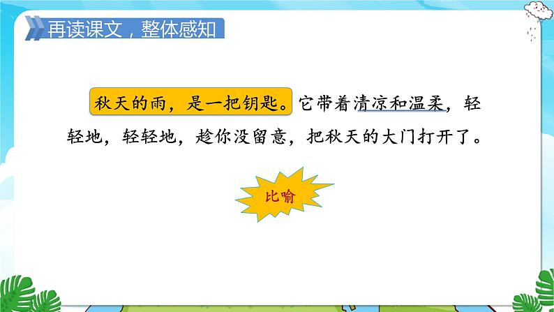 人教部编语文3上 第2单元 6.《秋天的雨》 PPT课件+教案+练习07