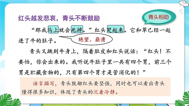 人教部编语文3上 第3单元 10.《在牛肚子里旅行》 PPT课件+教案+练习07