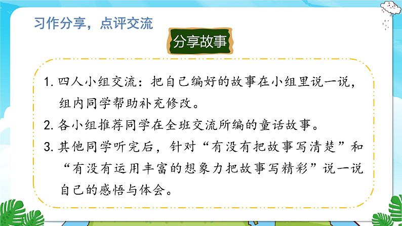 人教部编语文3上 第3单元 习作：我来编童话 PPT课件+教案04