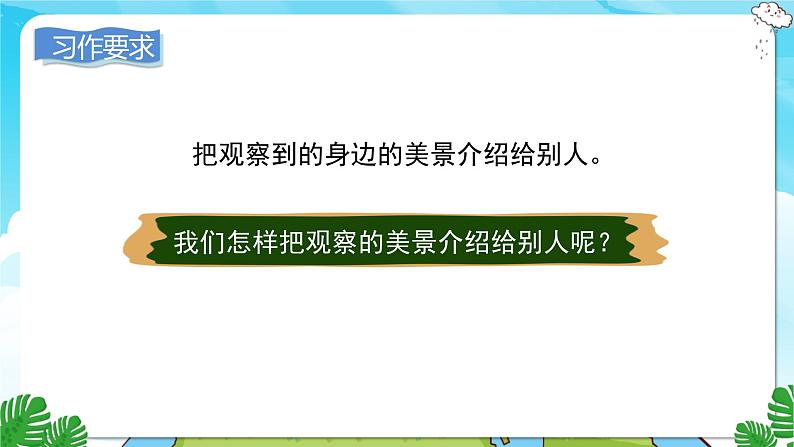 人教部编语文3上 第6单元 习作：这儿真美 PPT课件+教案03