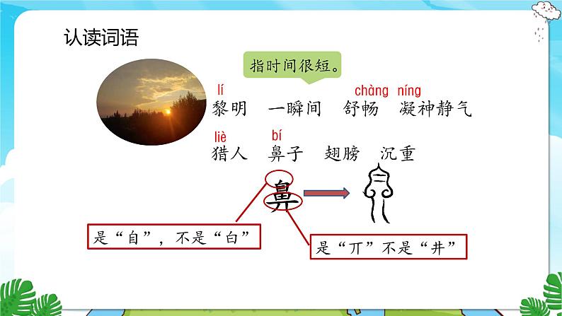 人教部编语文3上 第7单元 23.《父亲、树林和鸟》 PPT课件+教案+练习05