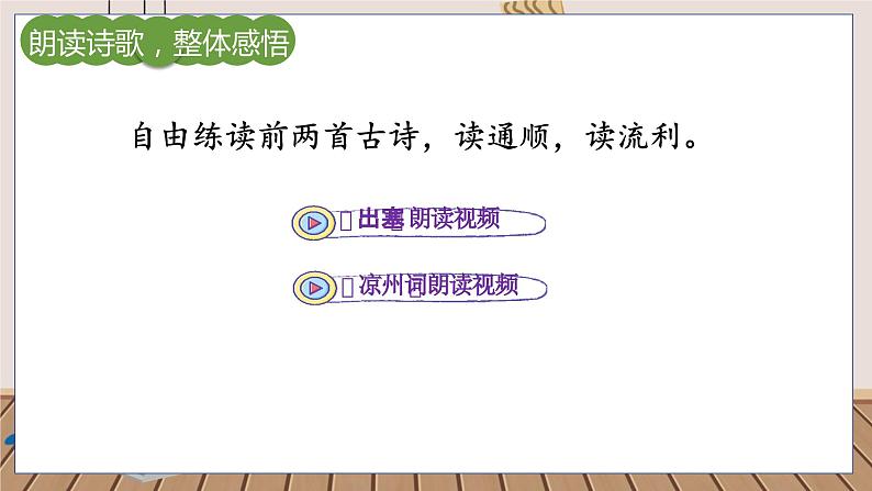 人教部编语文4上 第7单元 21. 古诗三首 PPT课件+教案+练习08