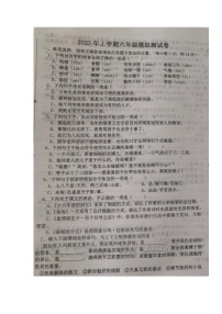 湖南省邵阳市武冈市实验小学2022-2023学年六年级下学期期末6月模拟测试语文试题