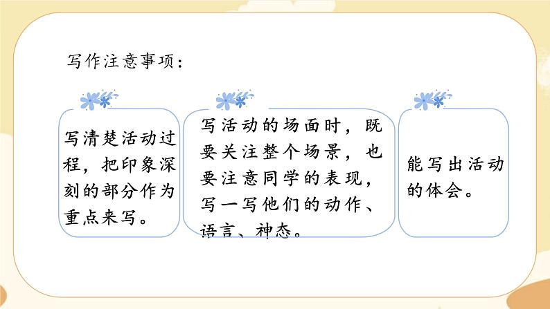 部编版语文六上 习作：多彩的活动（课件PPT+教案）03