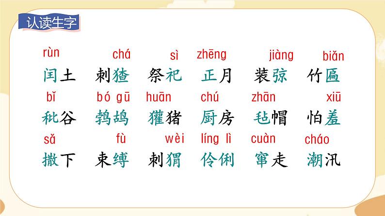 部编版语文六上 25《少年闰土》课件PPT+教案+音视频素材07