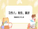 部編版語(yǔ)文六上 習(xí)作八：有你，真好（課件PPT+教案）