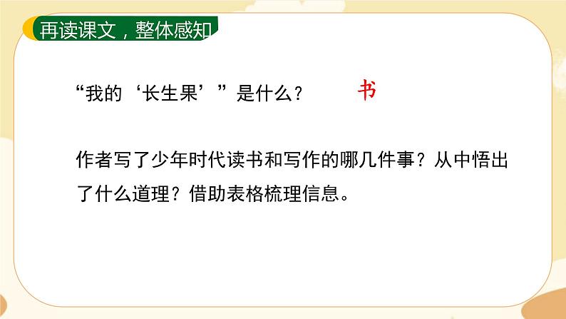 部编版语文5上 27《我的“长生果” 》课件PPT+教案+课文朗读07