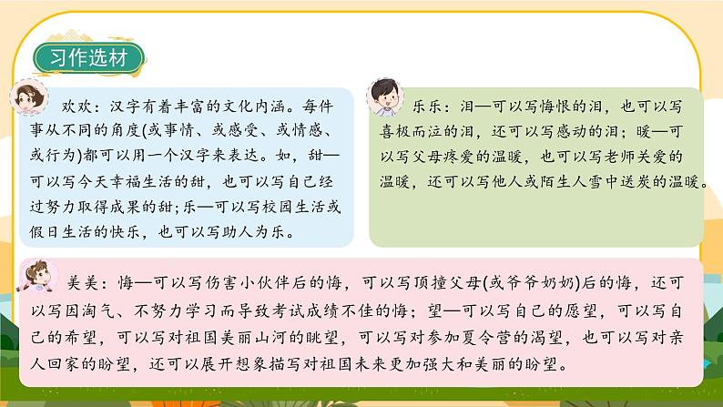 部编版语文6上《习作五：围绕中心意思写》课件PPT第3页