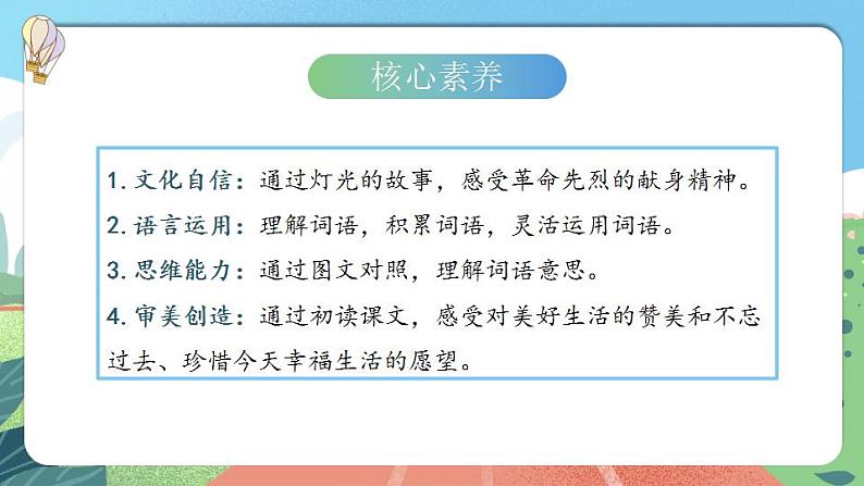 【核心素养】部编版小学语文六年级上册 8 灯光 课件+教案（含教学反思） +素材03