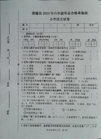 吉林省白城市通榆县2022-2023学年六年级下学期7月期末语文试题