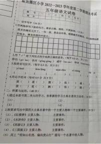 辽宁省营口市鲅鱼圈区2022-2023学年五年级下学期期末语文考试试题