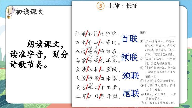 【核心素养】部编版小学语文六年级上册 5 七律·长征 课件+教案（含教学反思） +素材08