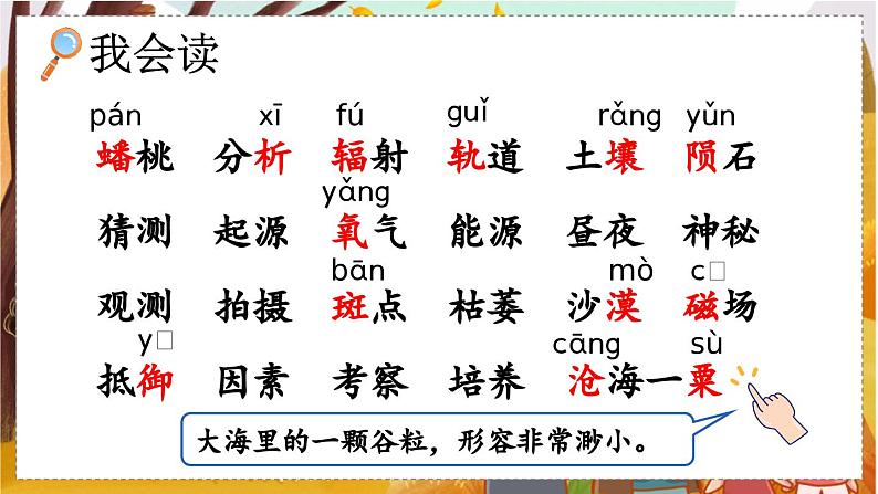 人教语文6年级上册 第3单元11 宇宙生命之谜 课件+教案+习题05