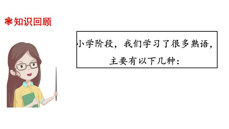 小升初暑假衔接 第三讲 熟语运用  2023-2024学年（统编版）课件PPT02