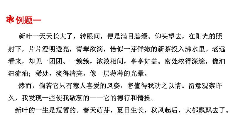 小升初暑假衔接 第八讲 阅读 段落作用 2023-2024学年语文（统编版）课件PPT第6页