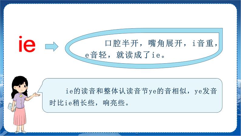（教学课件）汉语拼音  ie  üe  er第7页