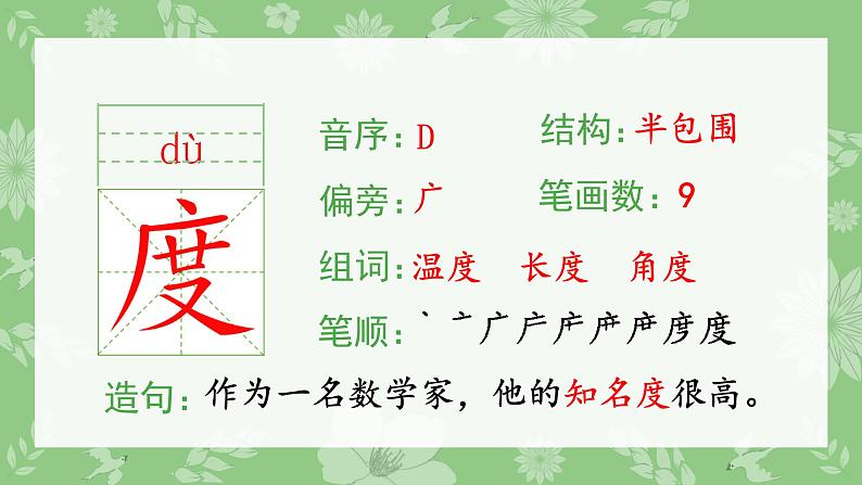 部编版二年级语文上册（生字课件）17.难忘的泼水节第4页