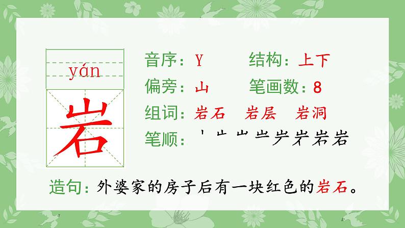 部编版三年级语文上册（生字课件）18.富饶的西沙群岛06