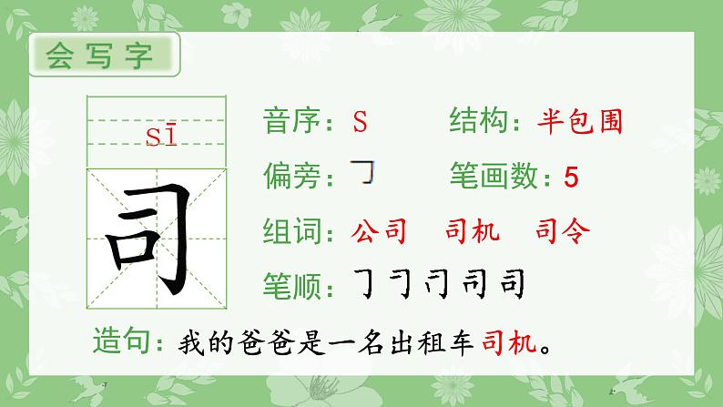 部编版三年级语文上册（生字课件）24.司马光02