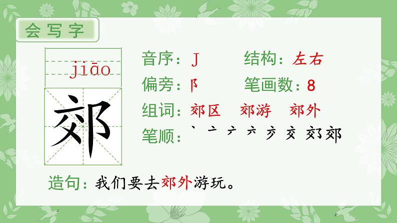 部编版三年级语文上册（生字课件）26.灰雀02