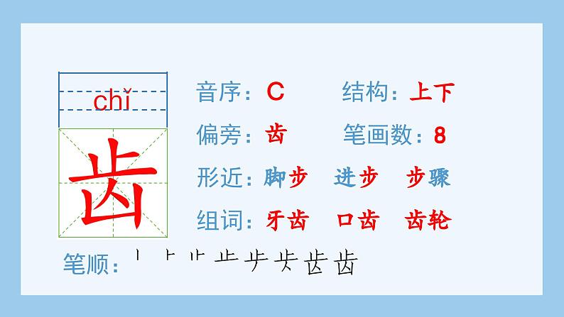 部编版四年级语文上册（生字课件）16.麻雀06