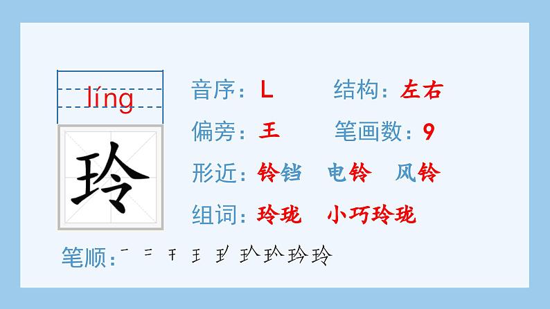 部编版五年级语文上册（生字课件）17.松鼠04