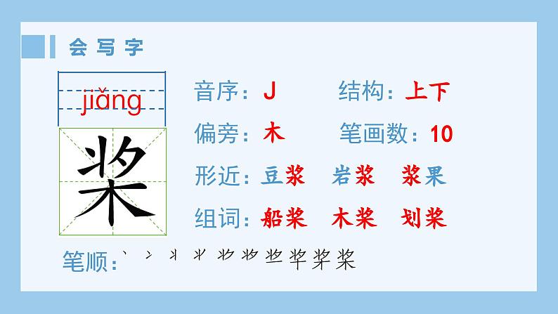 部编版五年级语文上册（生字课件）23.鸟的天堂02