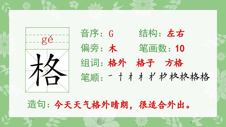 部编版二年级语文下册（生字课件）4 邓小平爷爷植树第4页