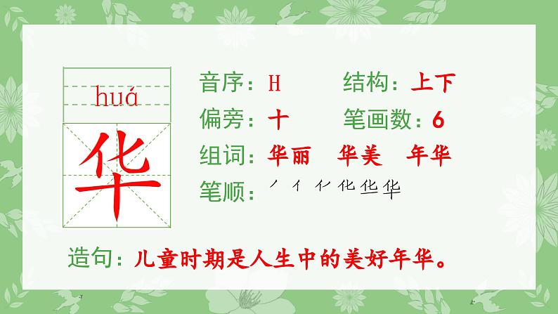 部编版二年级语文下册（生字课件）识字1 神州谣第3页