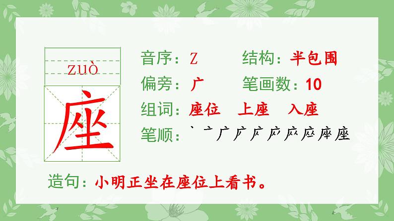 部编版二年级语文下册（生字课件）13 画杨桃第5页