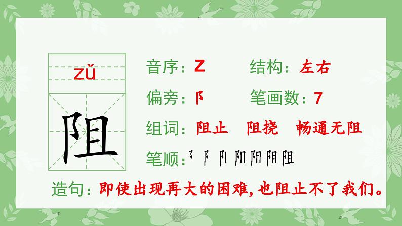 部编版三年级语文下册（生字课件）14.蜜蜂第5页