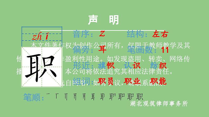 部编版四年级语文下册（生字课件）13 猫第5页