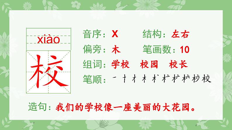 部编版一年级语文下册（生字课件）4 四个太阳04