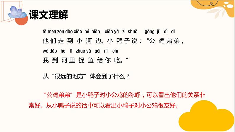 统编版一年级语文下册 4 小公鸡和小鸭子课件PPT第8页