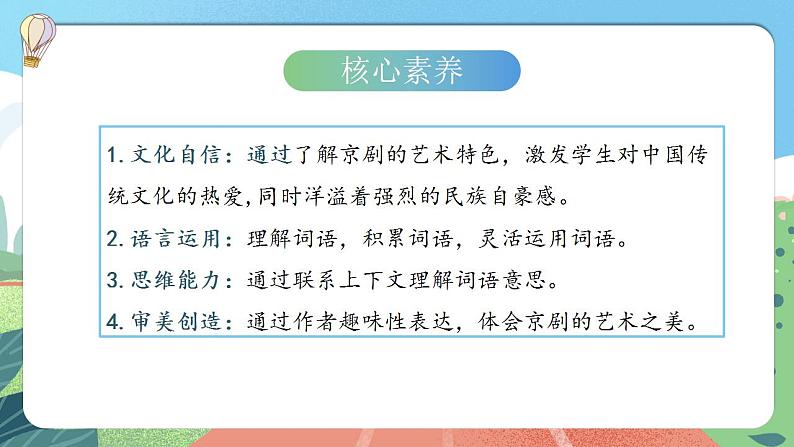 【核心素养】部编版小学语文六年级上册 24 京剧趣谈  课件+教案（含教学反思） +素材04