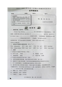 山东省临沂市沂水县2022-2023学年五年级下学期期末考试语文试题