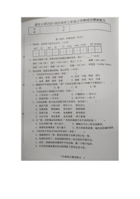福建省龙岩莲东小学2022-2023学年三年级上学期期末练习语文试题