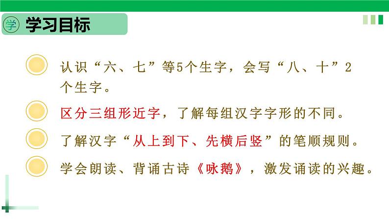 【新课标全套】部编版一年级语文上册第一单元识字《语文园地一》精品同步PPT课件+教案+图片素材05