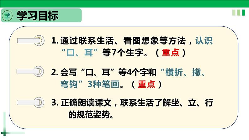 【新课标全套】部编版一年级语文上册第一单元识字3《口耳目》精品同步PPT课件+教案+说课稿+教学建议+音频课文朗读+图片素材03
