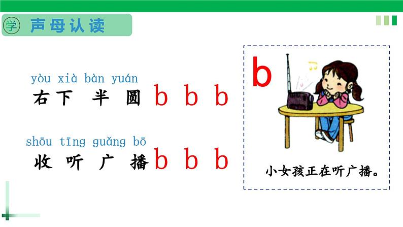 【新课标】部编版一年级语文上册第二单元第3课时汉语拼音《b p m f 》精品同步PPT课件+教案+说课稿+课文朗读+图片素材06