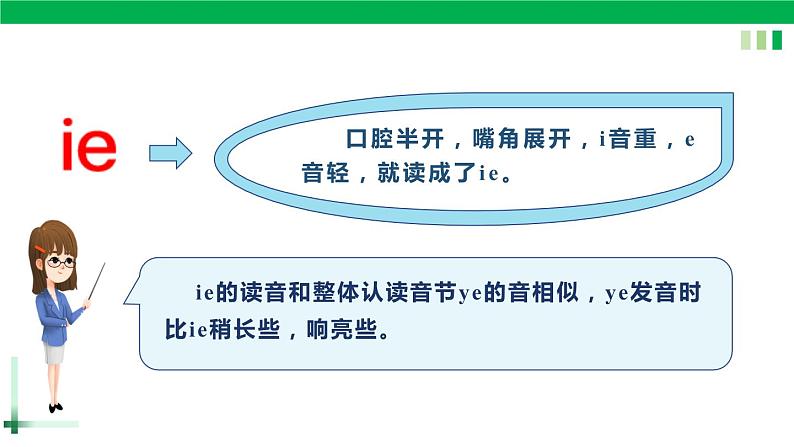 一年级语文上册第三单元第汉语拼音11《 ie üe er》精品同步PPT课件+教案+说课稿+课文朗读+图片素材07