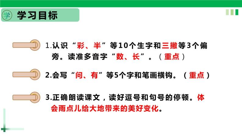 一年级语文上册第六单元课文二《8雨点儿》精品同步PPT课件+教案+说课稿+课文朗读+图片素材03