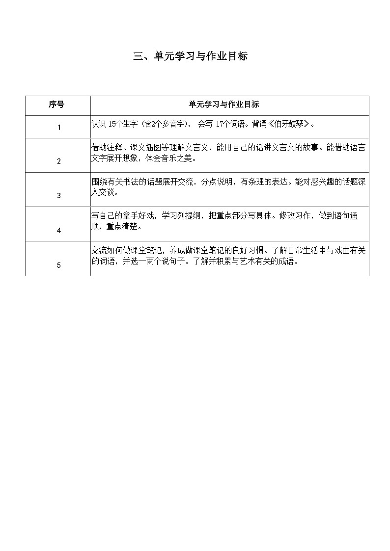 部编版语文六上第7单元（大单元作业设计4）第3页