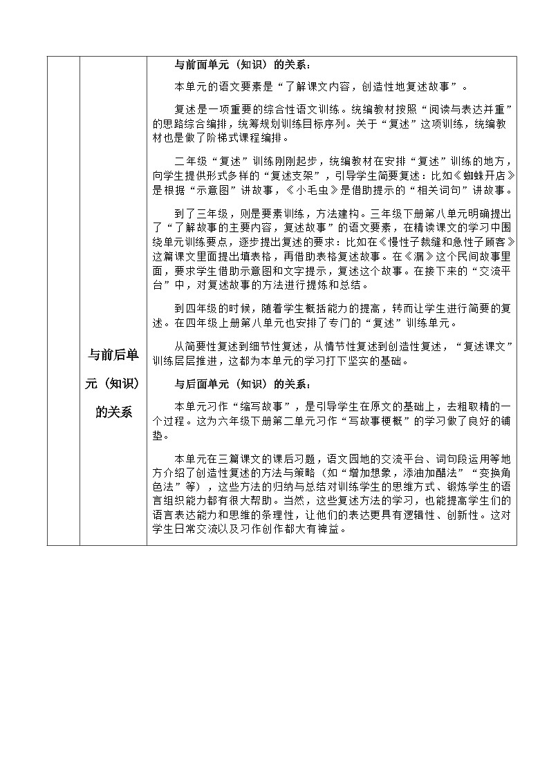 部编版语文五上第3单元（大单元作业设计4）第3页