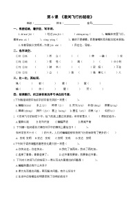 小学语文人教部编版四年级上册夜间飞行的秘密测试题