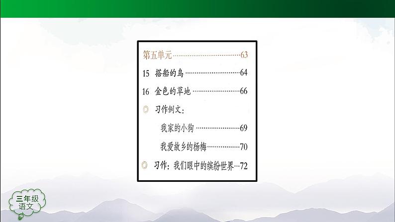 【授课课件】三年级上册语文 15《搭船的鸟》第一课时（人教部编版）第2页