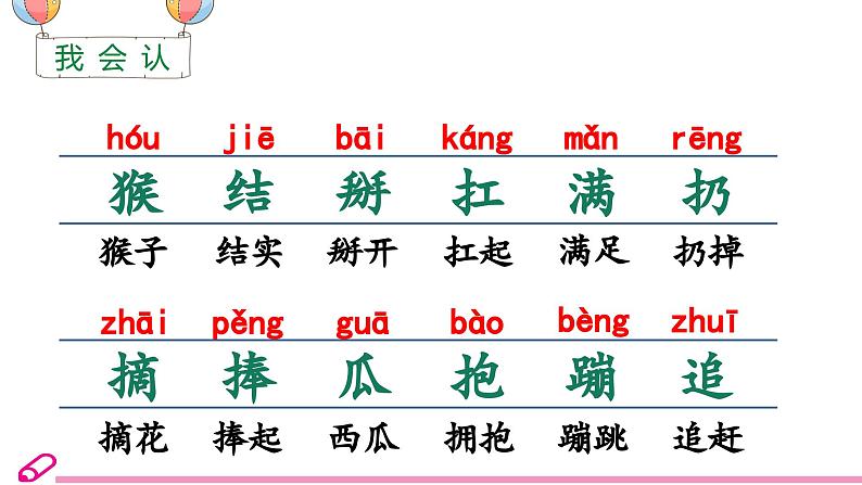 统编语文一年级下册（教学课件）17 小猴子下山第5页