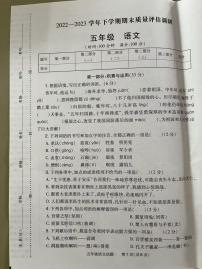 山西省临汾市隰县龙泉小学2022-2023学年五年级下学期期末语文试卷