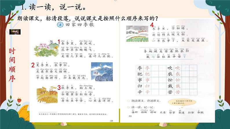 部编版语文二上第二单元 任务二 活动二：田家四季变变变（课件PPT+教案+导读单）02